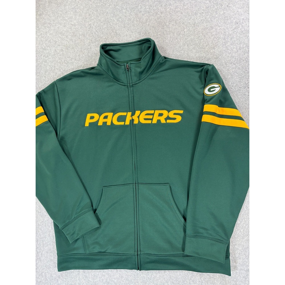 Green Bay Packers NFL Stitched Logo‎ Stadium Jacket (Men's XL) Green